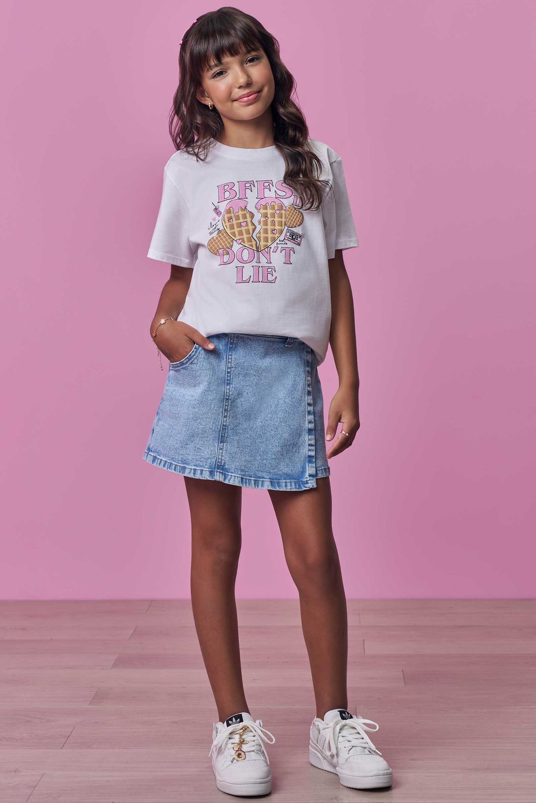 Blusa em meia malha 97936 Vic Teen Menina Blusa em meia malha 97936 Vic Teen Menina