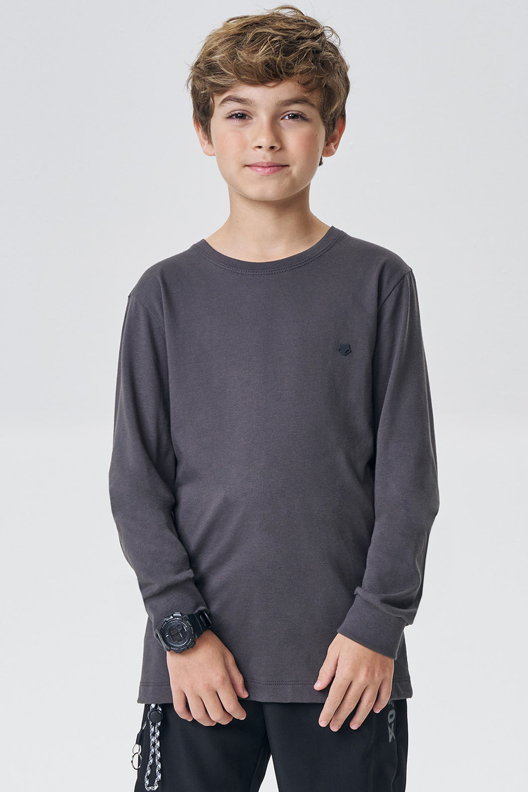 Camiseta em meia malha 93101 Johnny Fox Teen Menino Camiseta em meia malha 93101 Johnny Fox Teen Menino