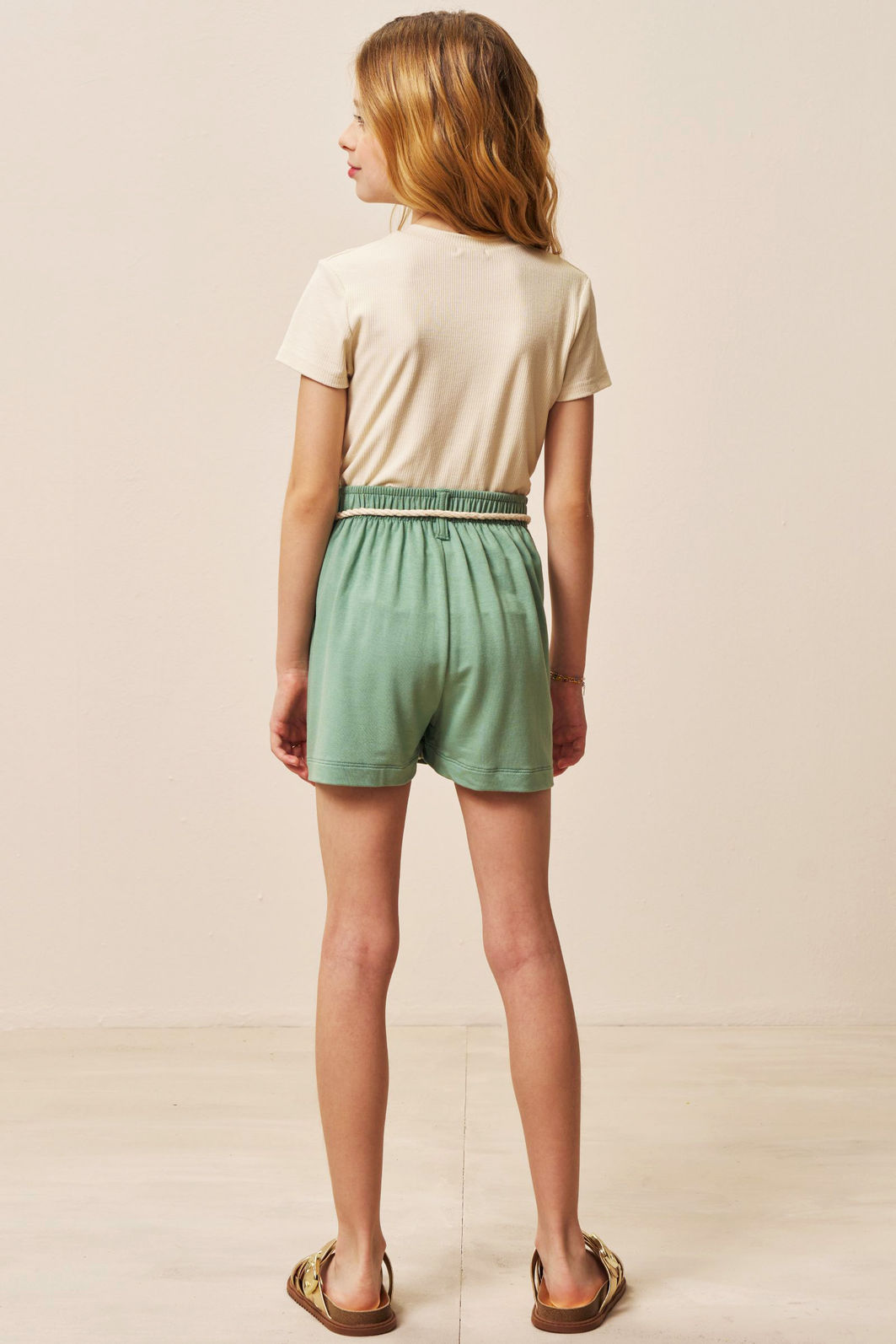 Conjunto de blusa em canelado luna de viscose e shorts em molevisco 96896 Vic Teen Menina Conjunto de blusa em canelado luna de viscose e shorts em molevisco 96896 Vic Teen Menina