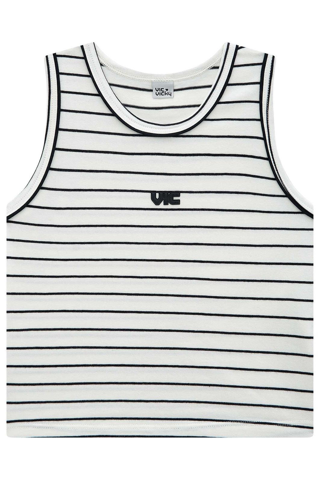 Regata em cotton 95192 Vic Teen Menina Regata em cotton 95192 Vic Teen Menina