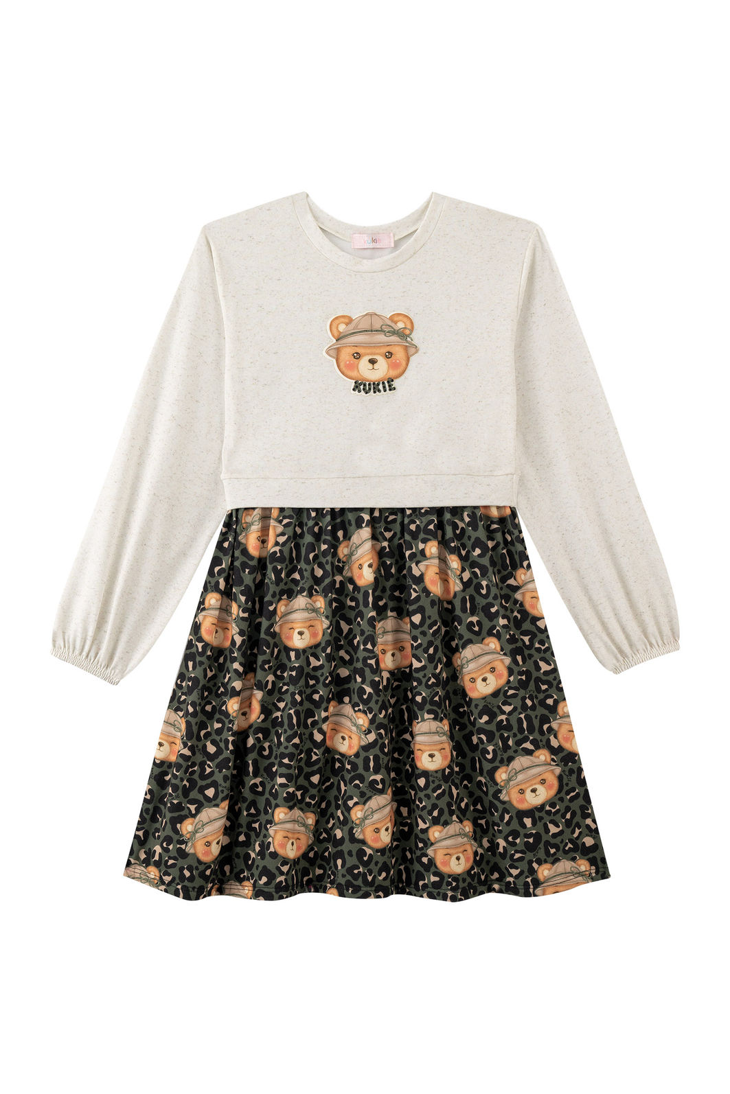 Vestido em malha power 90581 Kukiê Infantil Menina Vestido em malha power 90581 Kukiê Infantil Menina