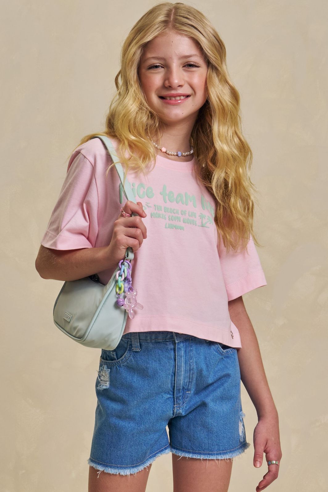 Blusa em meia malha 94625 Lilimoon Teen Menina Blusa em meia malha 94625 Lilimoon Teen Menina