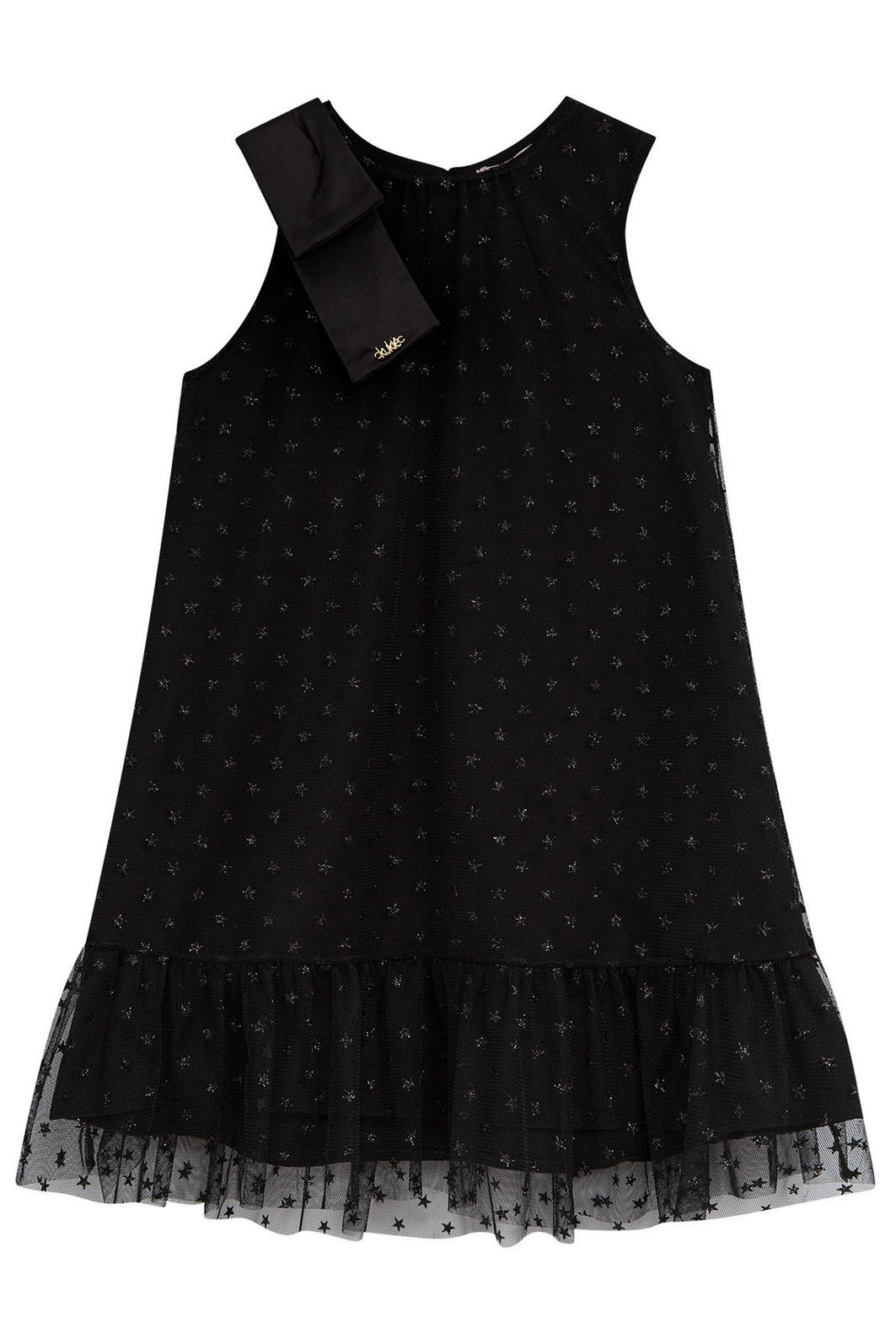 Vestido em tule glitter estrelas 96564 Kukiê Infantil Menina Vestido em tule glitter estrelas 96564 Kukiê Infantil Menina