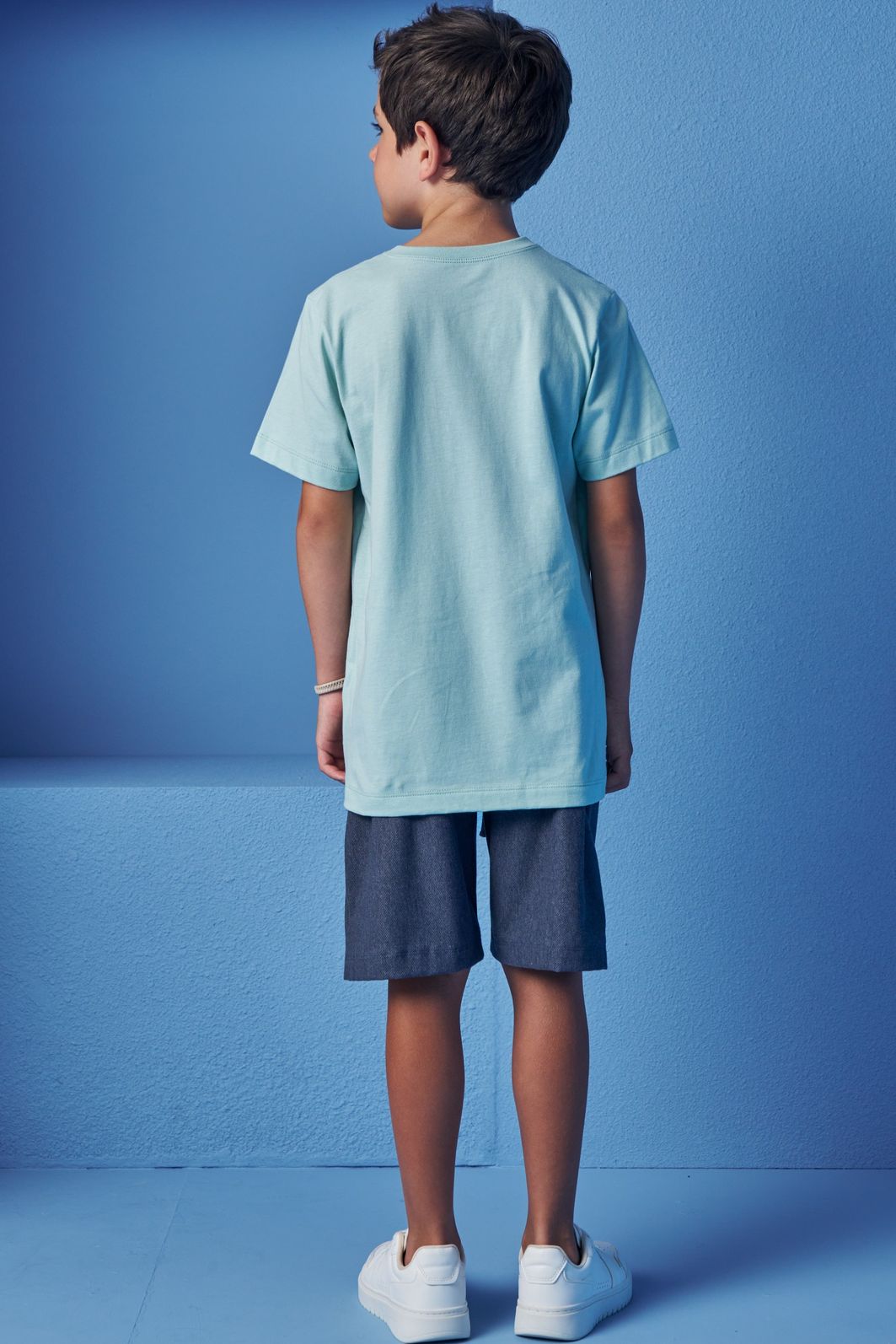Camiseta em meia malha 98655 Johnny Fox Teen Menino Camiseta em meia malha 98655 Johnny Fox Teen Menino