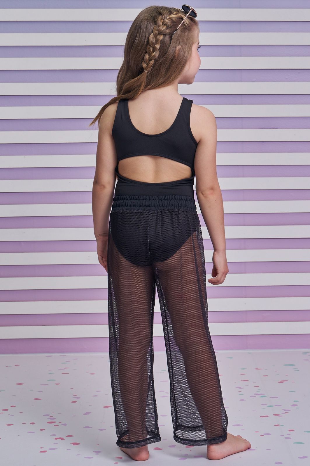 Calça saída de praia em tela fashion 95326 Infanti Infantil Menina Calça saída de praia em tela fashion 95326 Infanti Infantil Menina