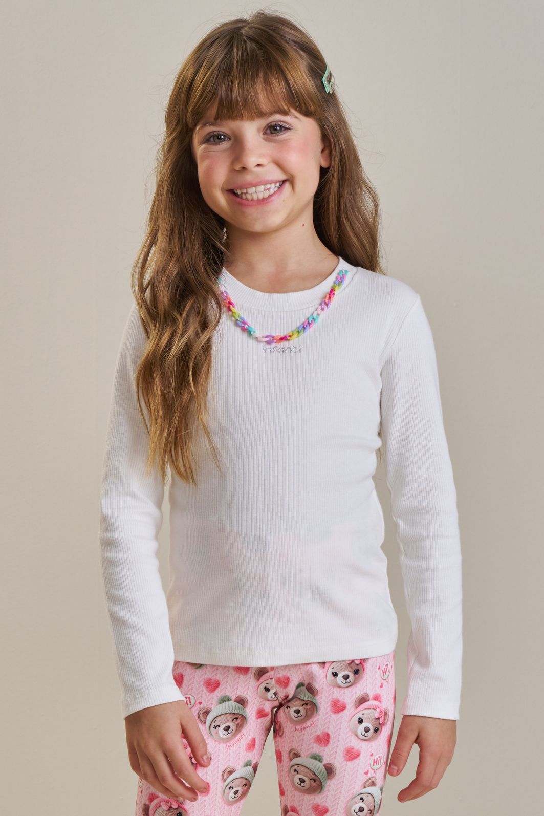 Blusa em canelado liz 89483 Infanti Infantil Menina Blusa em canelado liz 89483 Infanti Infantil Menina