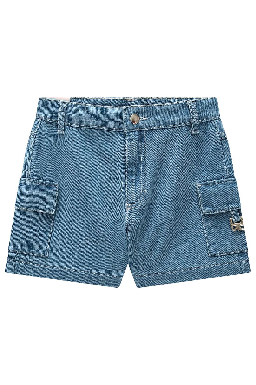 Shorts em jeans 97954 Vic Teen Menina Shorts em jeans 97954 Vic Teen Menina