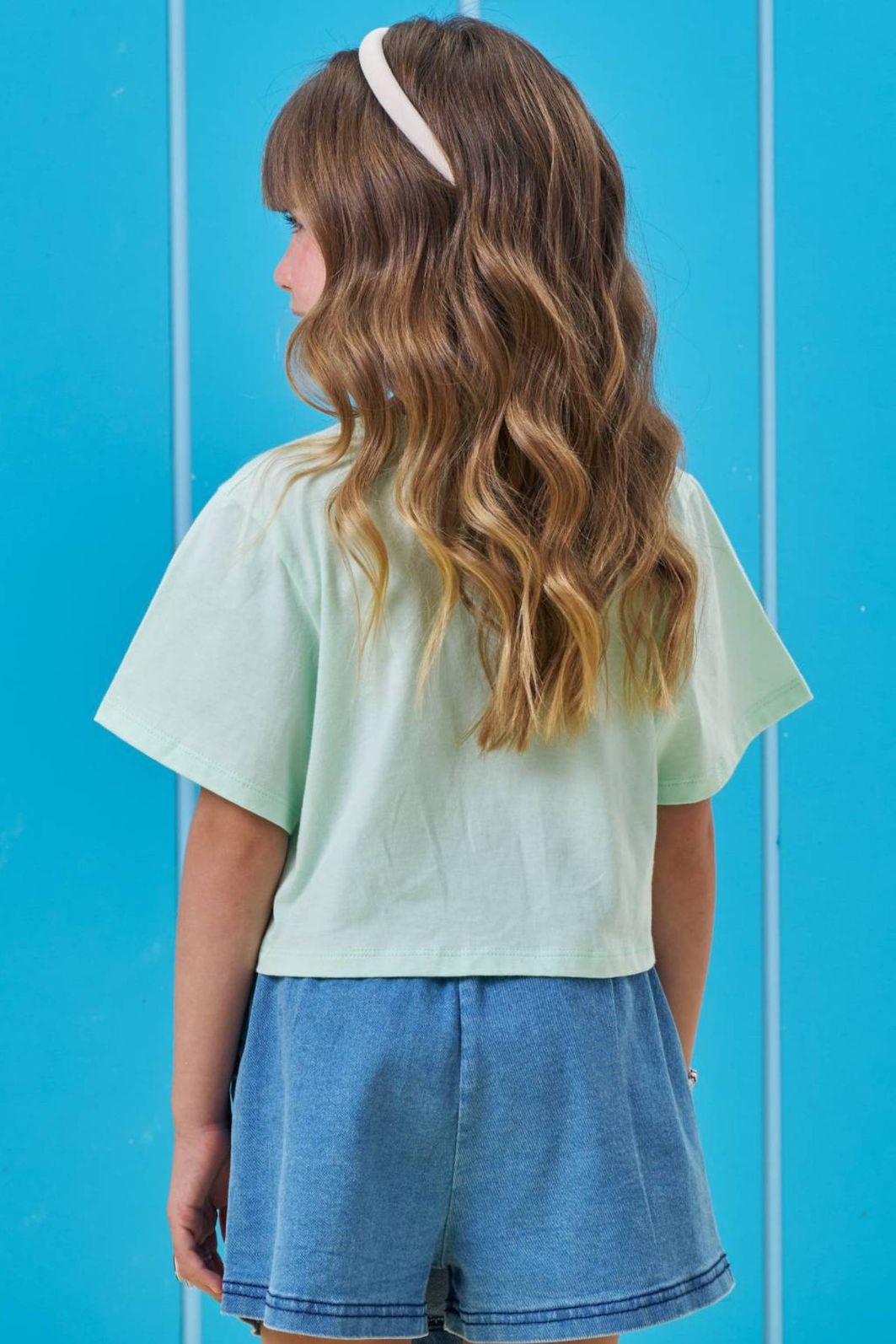 Blusa em meia malha 95076 Kukiê Infantil Menina Blusa em meia malha 95076 Kukiê Infantil Menina