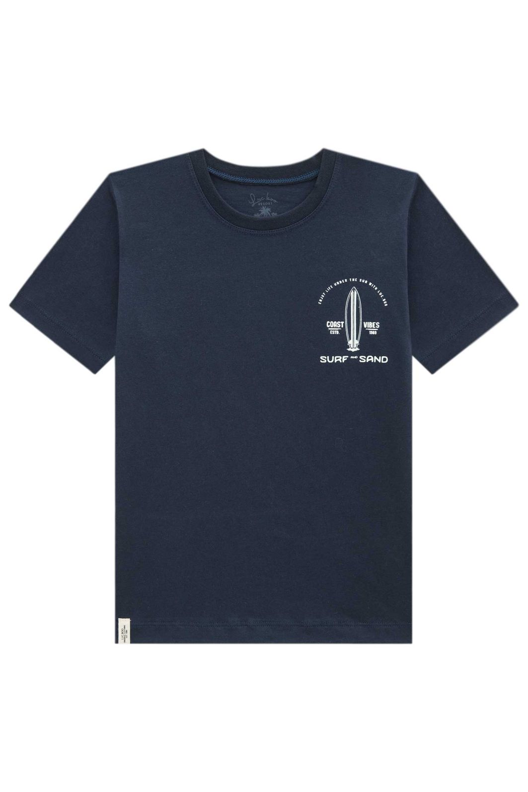 Camiseta em meia malha 95661 LucBoo Infantil Menino Camiseta em meia malha 95661 LucBoo Infantil Menino