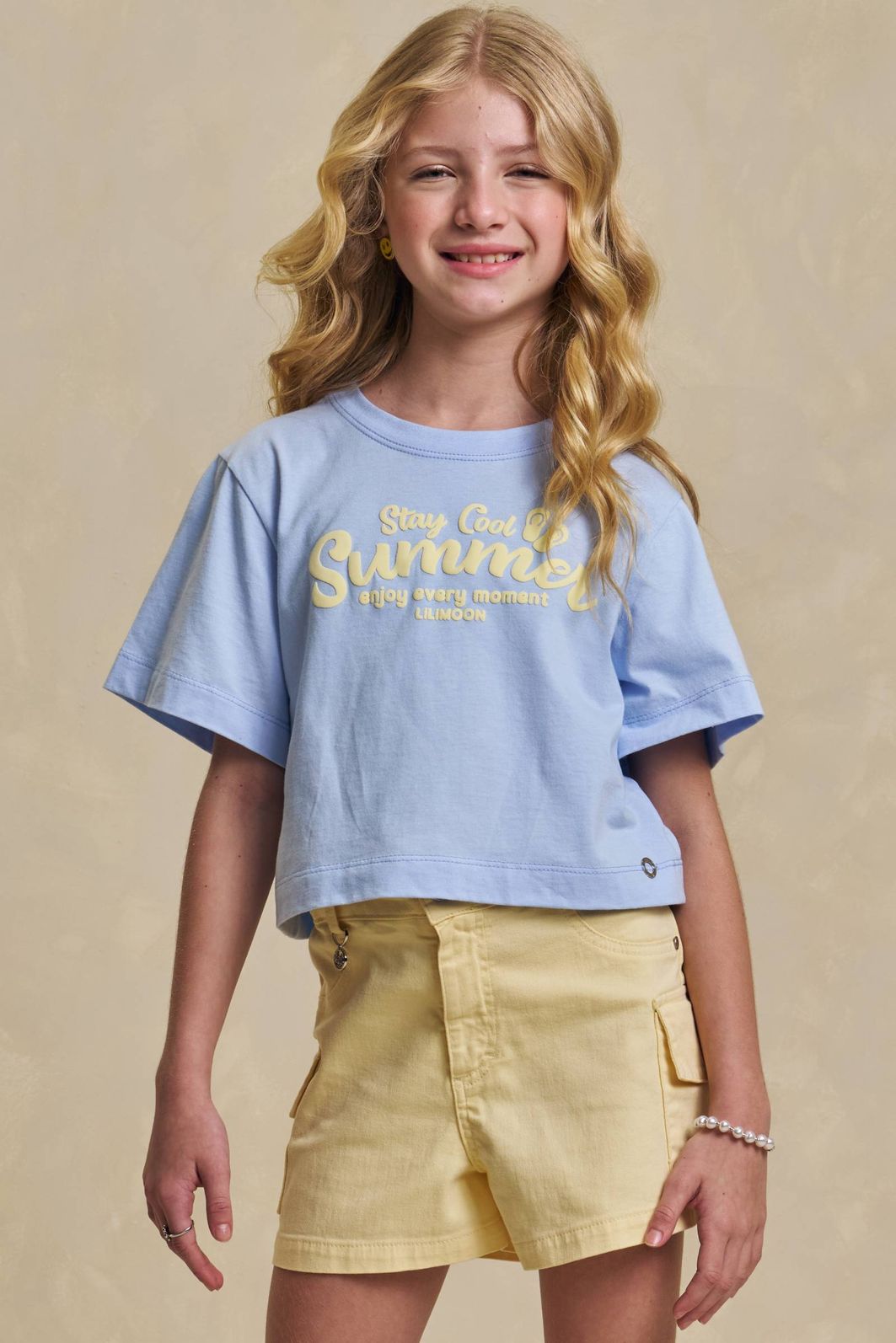 Blusa em meia malha 94621 Lilimoon Teen Menina Blusa em meia malha 94621 Lilimoon Teen Menina