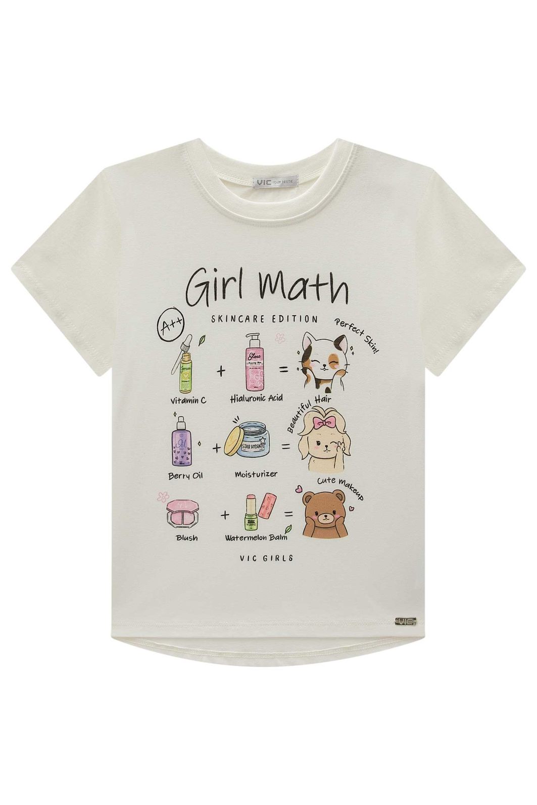 Blusa em meia malha 97931 Vic Teen Menina Blusa em meia malha 97931 Vic Teen Menina