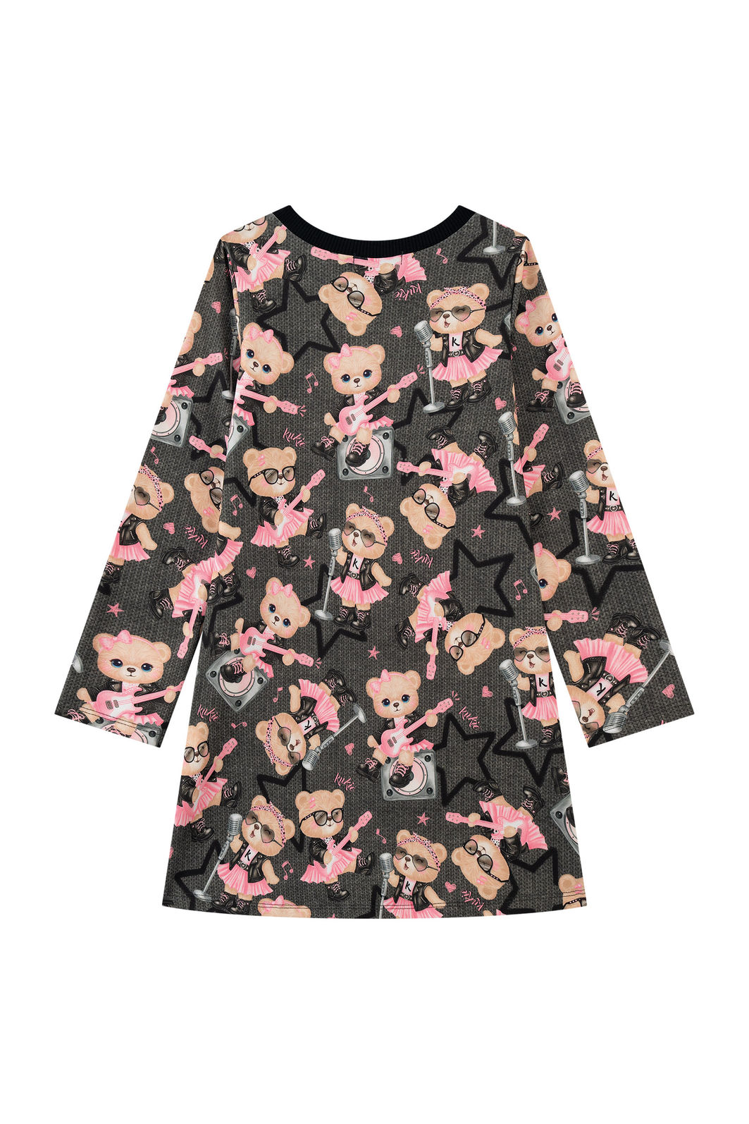 Vestido em termoskin peluciado 89569 Kukiê Infantil Menina Vestido em termoskin peluciado 89569 Kukiê Infantil Menina