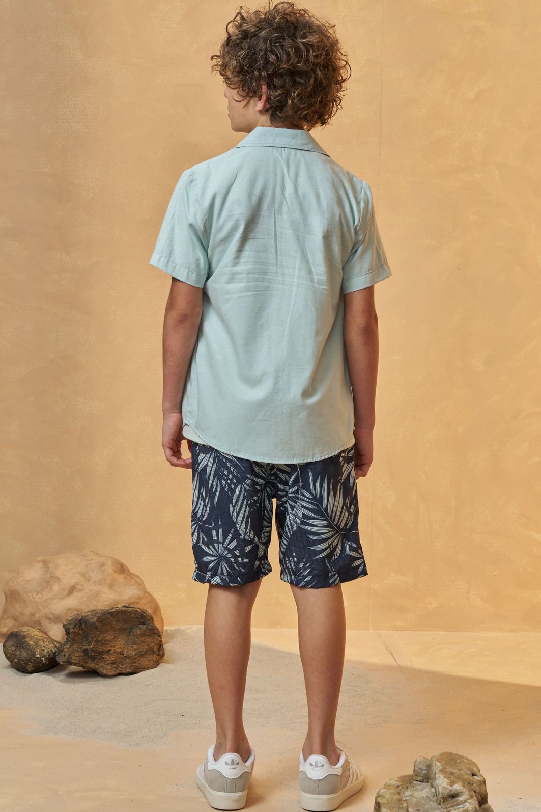 Camisa em linho deluxe 95114 Johnny Fox Teen Menino Camisa em linho deluxe 95114 Johnny Fox Teen Menino