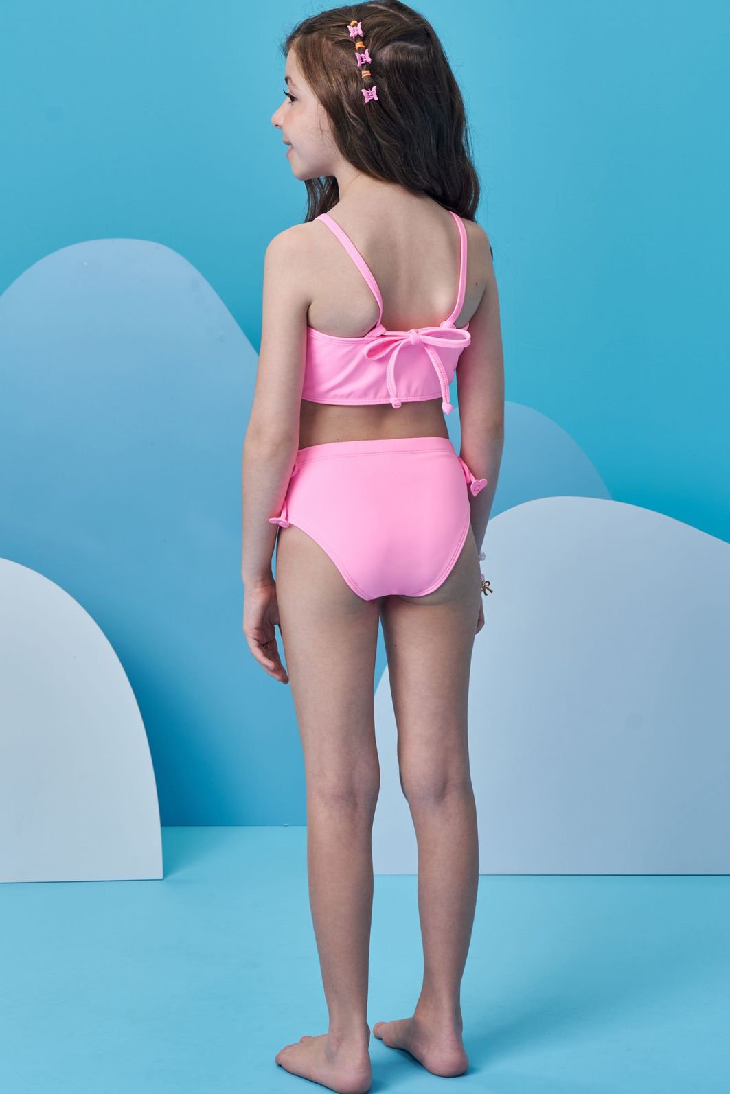 Biquíni em malha poliamida com proteção UV 50+ 98392 Infanti Infantil Menina Biquíni em malha poliamida com proteção UV 50+ 98392 Infanti Infantil Menina