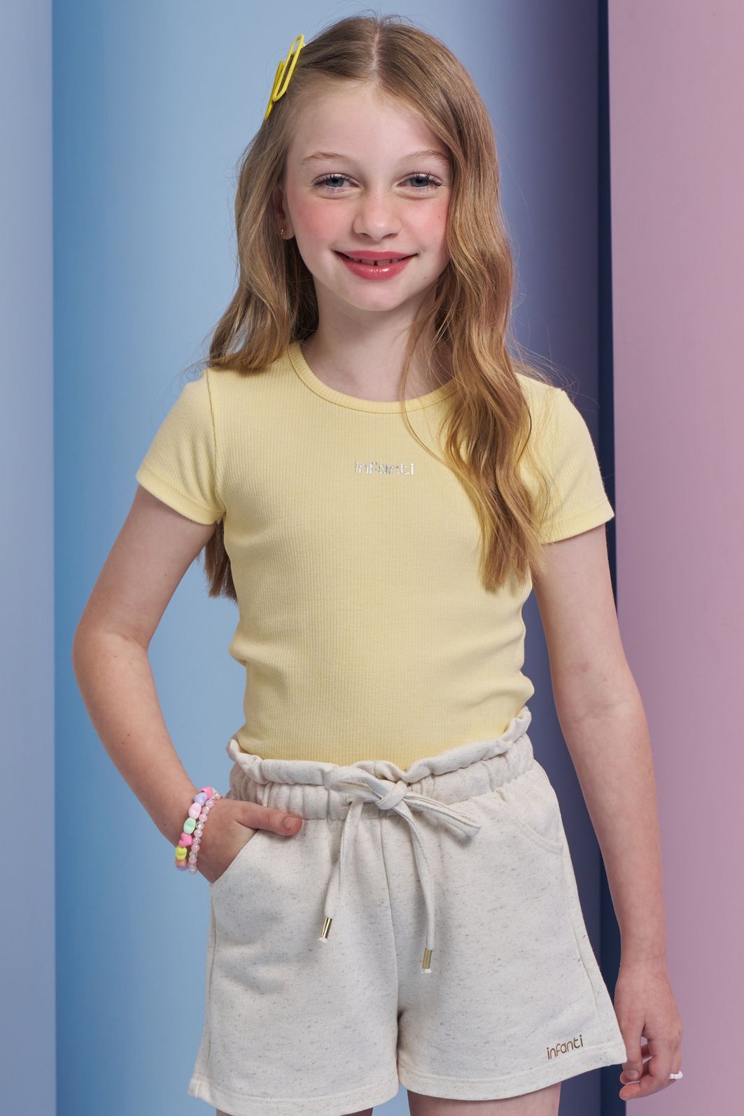 Blusa em canelado liz 94359 Infanti Infantil Menina Blusa em canelado liz 94359 Infanti Infantil Menina