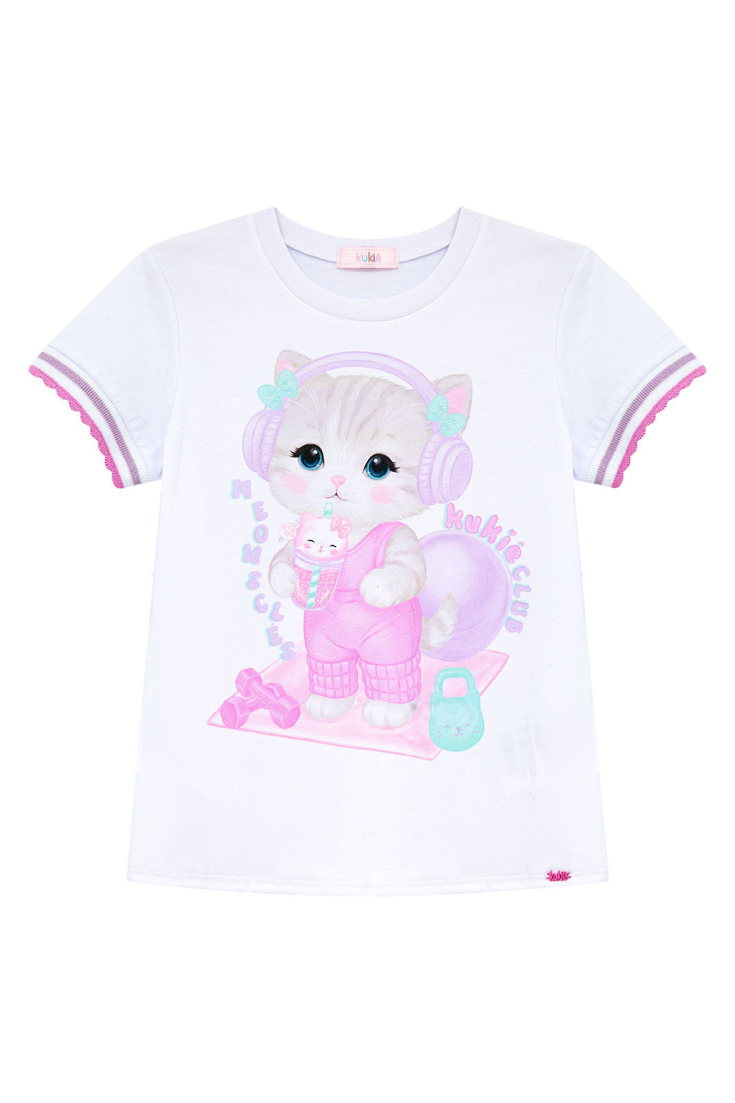Blusa em meia malha 97029 Kukiê Infantil Menina Blusa em meia malha 97029 Kukiê Infantil Menina