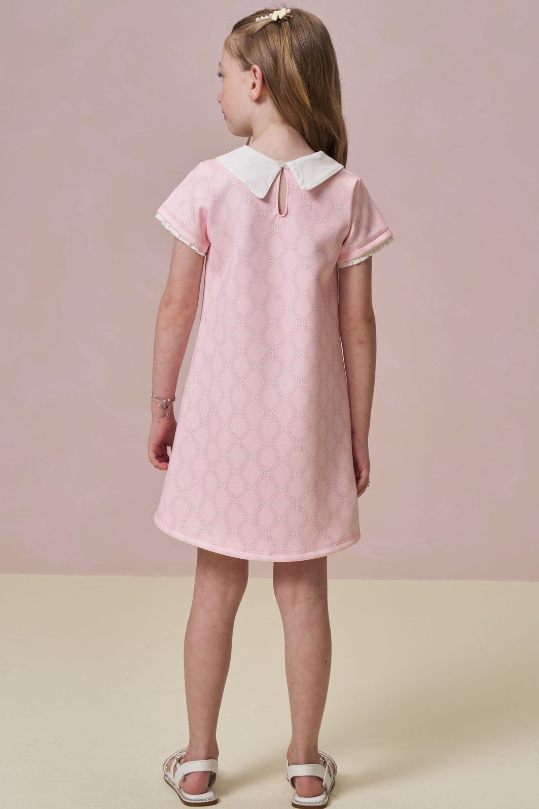 Vestido em fly tech 97168 Infanti Infantil Menina Vestido em fly tech 97168 Infanti Infantil Menina