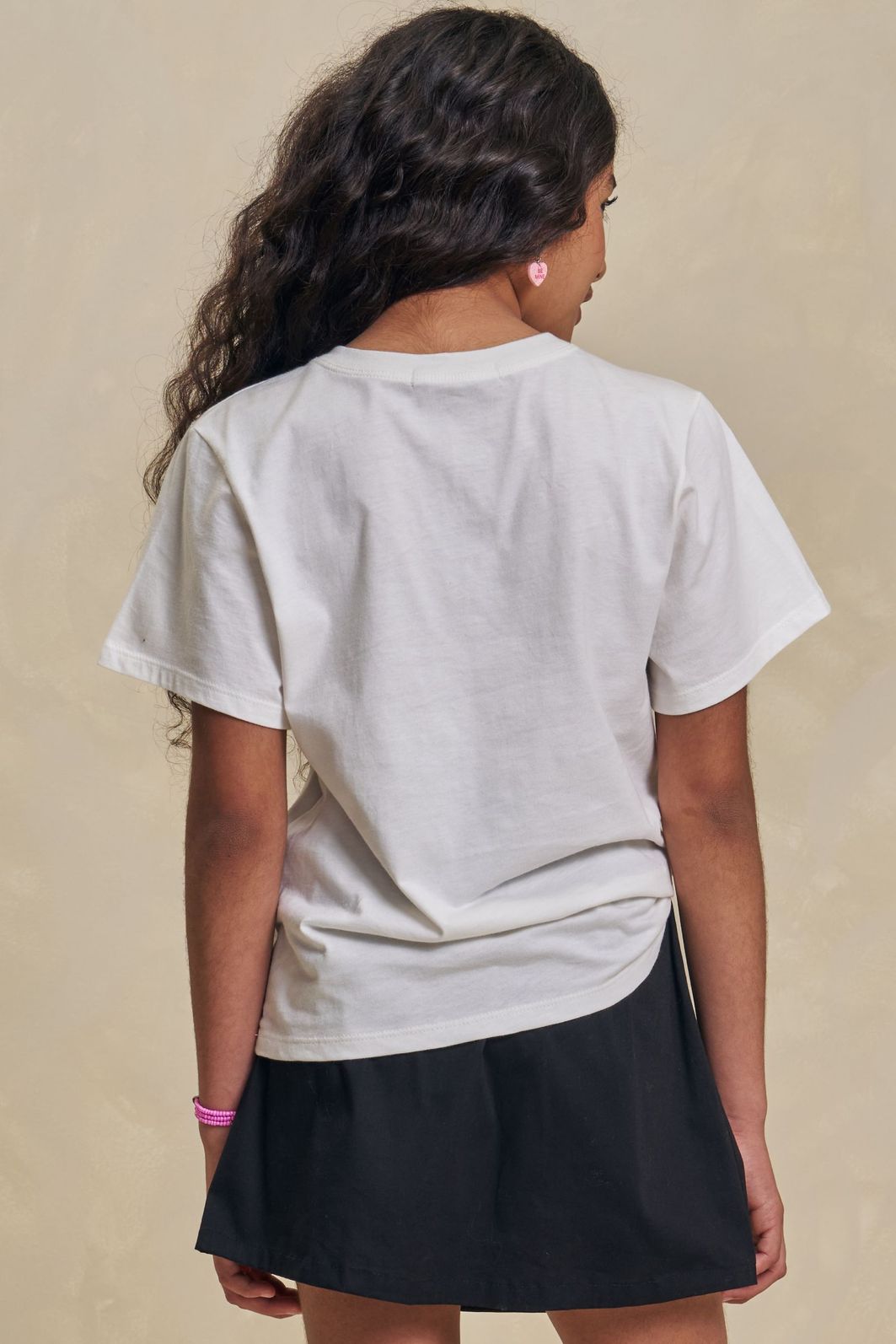 Camiseta comfy em meia malha 94891 Lilimoon Teen Menina Camiseta comfy em meia malha 94891 Lilimoon Teen Menina
