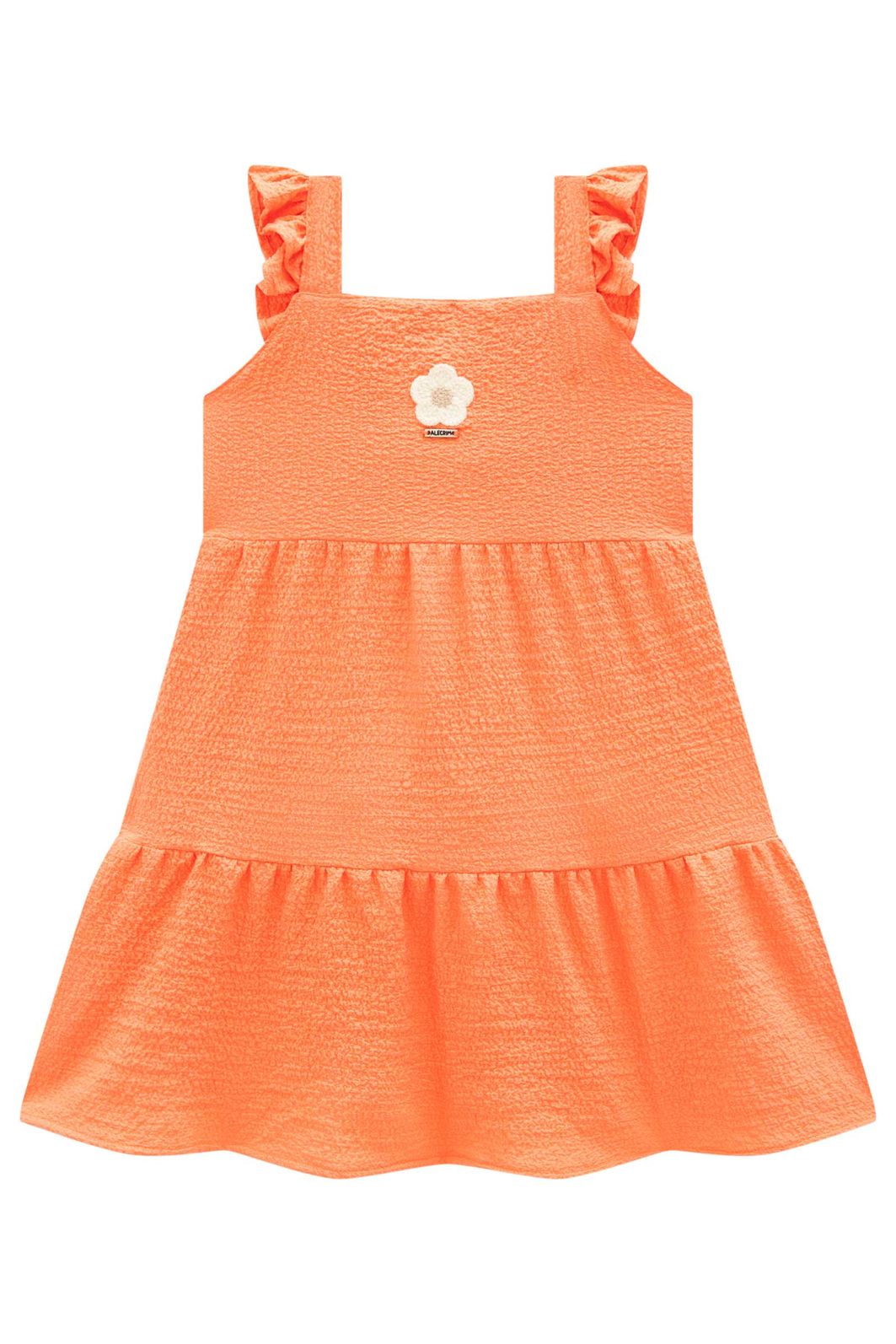 Vestido em crepe textura 98963 Kukiê Infantil Menina Vestido em crepe textura 98963 Kukiê Infantil Menina