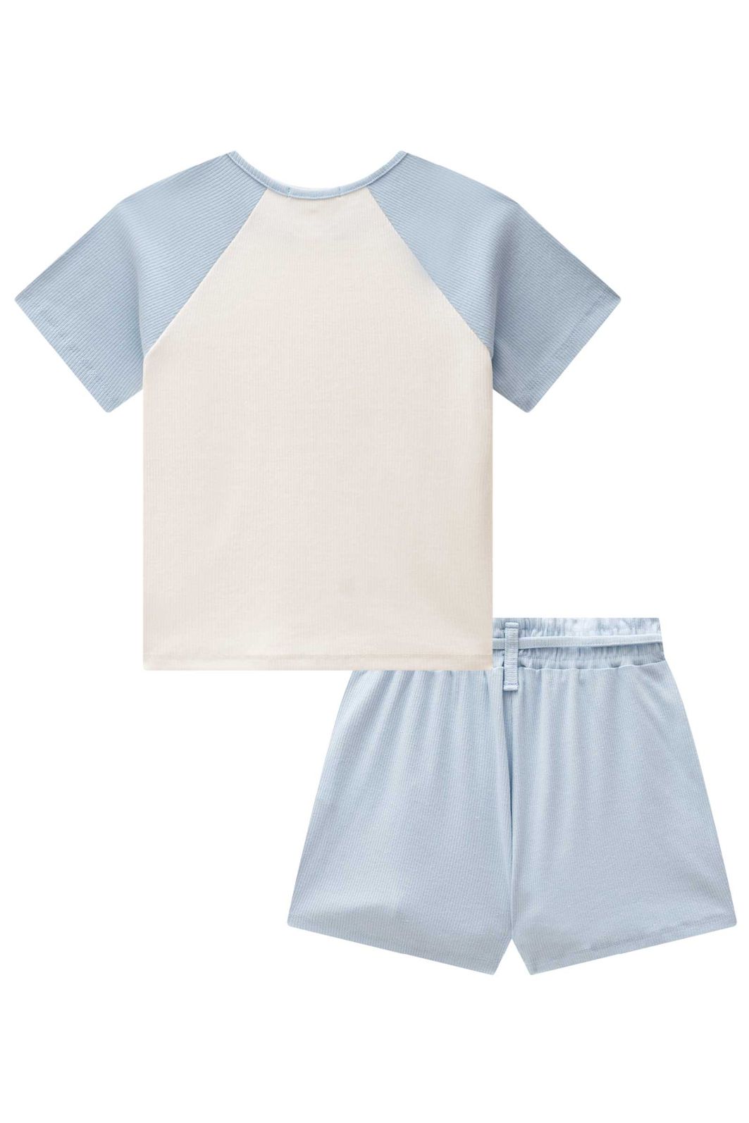 Conjunto de blusa e short saia em canelado liz 98953 Lilimoon Teen Menina Conjunto de blusa e short saia em canelado liz 98953 Lilimoon Teen Menina