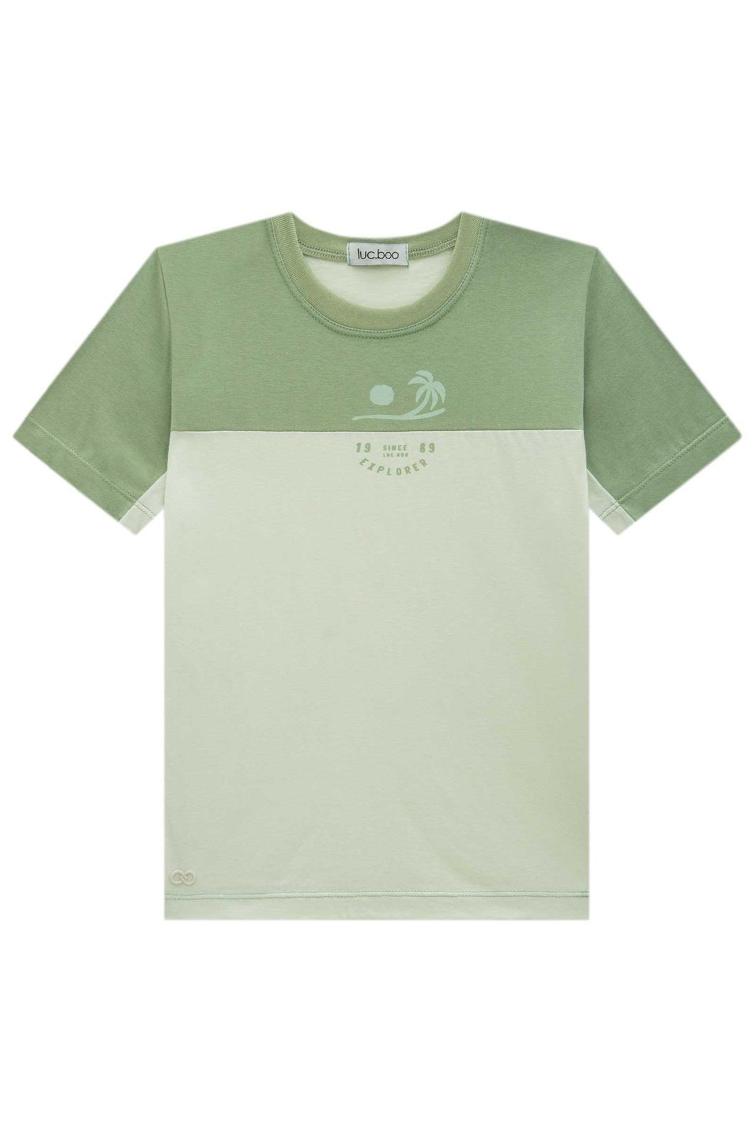 Camiseta em meia malha 95669 LucBoo Infantil Menino Camiseta em meia malha 95669 LucBoo Infantil Menino