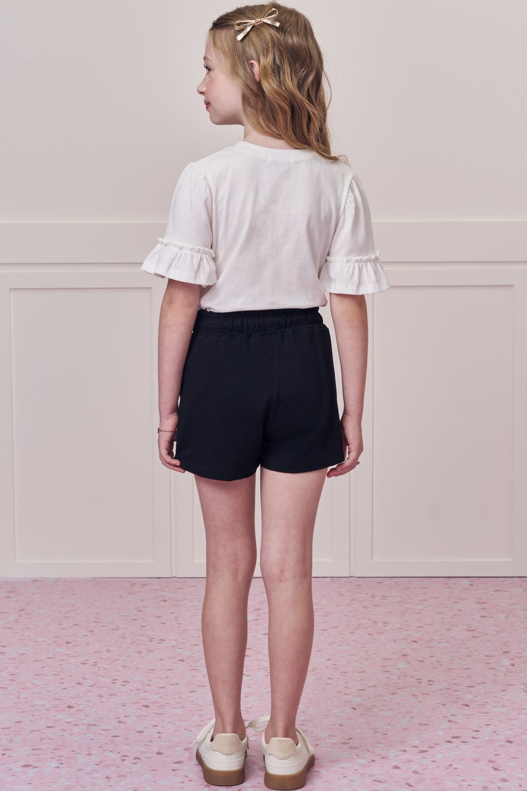 Conjunto de blusa em meia malha e short saia em molevisco 98719 Infanti Infantil Menina Conjunto de blusa em meia malha e short saia em molevisco 98719 Infanti Infantil Menina