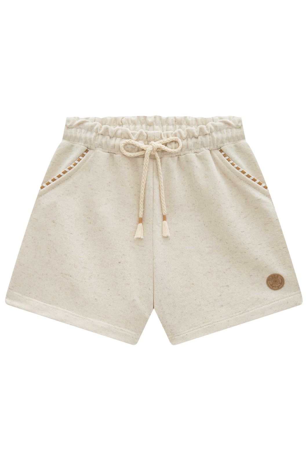 Shorts em moletom sem pelúcia 96420 Infanti Infantil Menina Shorts em moletom sem pelúcia 96420 Infanti Infantil Menina