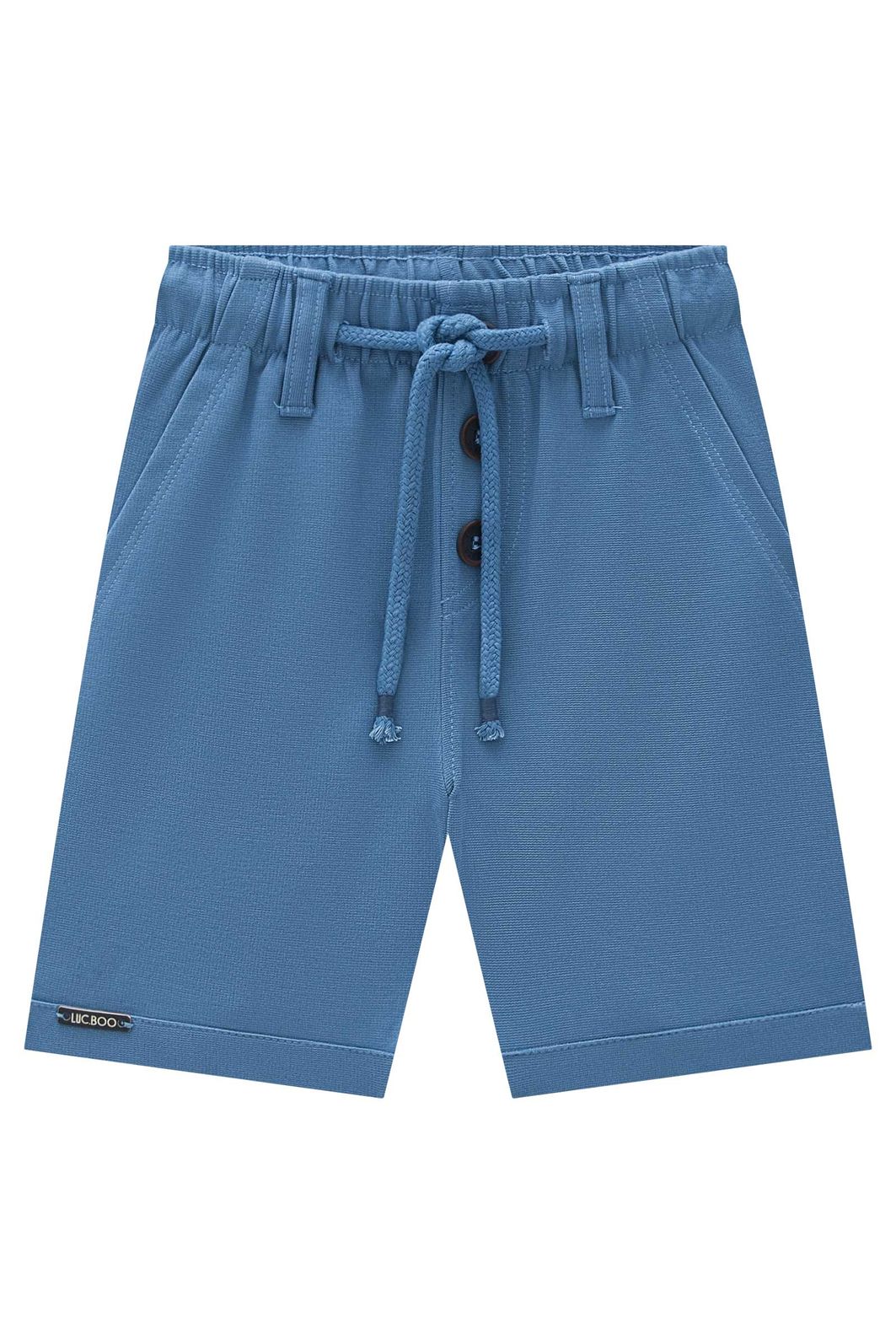 Bermuda em malha alfaiataria com elastano 95372 LucBoo Infantil Menino Bermuda em malha alfaiataria com elastano 95372 LucBoo Infantil Menino