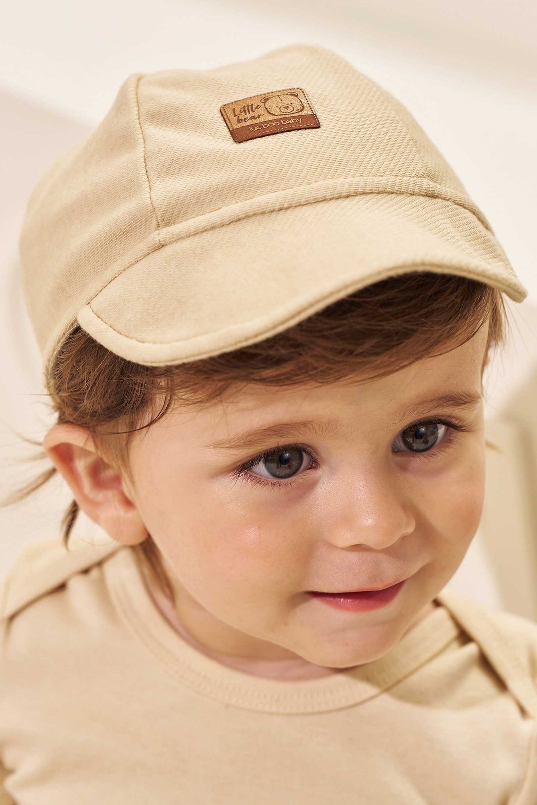 Boné em cotton jeans com elastano 95050 LucBoo Bebê Menino Boné em cotton jeans com elastano 95050 LucBoo Bebê Menino