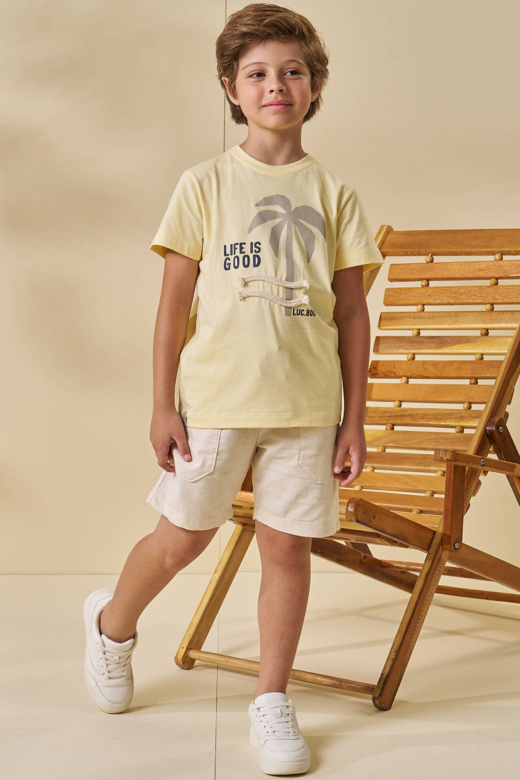 Camiseta em meia malha 95673 LucBoo Infantil Menino Camiseta em meia malha 95673 LucBoo Infantil Menino