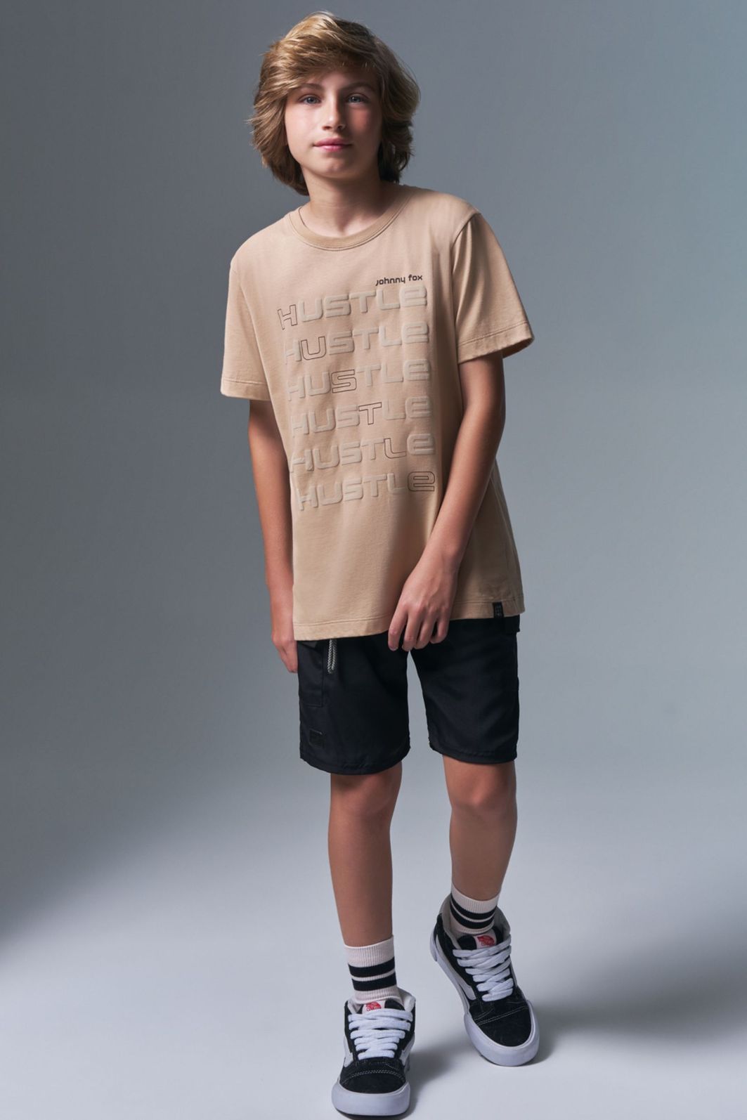 Camiseta em meia malha 96637 Johnny Fox Teen Menino Camiseta em meia malha 96637 Johnny Fox Teen Menino