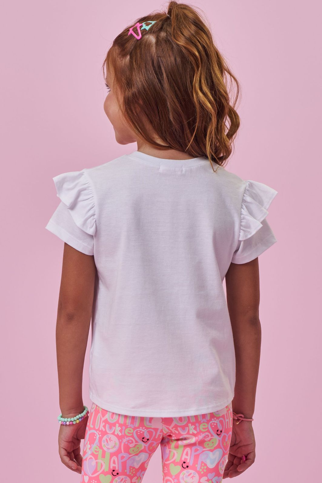 Blusa em meia malha 98038 Kukiê Infantil Menina Blusa em meia malha 98038 Kukiê Infantil Menina