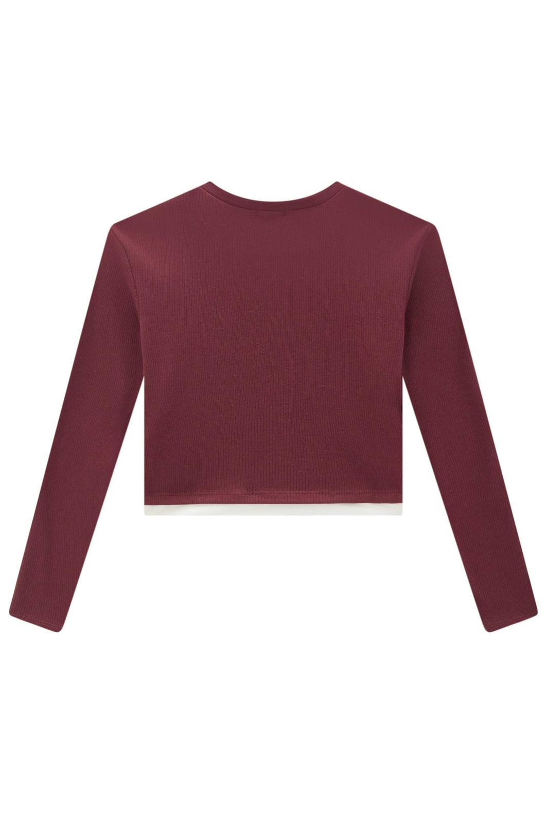 Blusa boxy em canelado liz 89182 Vic Teen Menina Blusa boxy em canelado liz 89182 Vic Teen Menina
