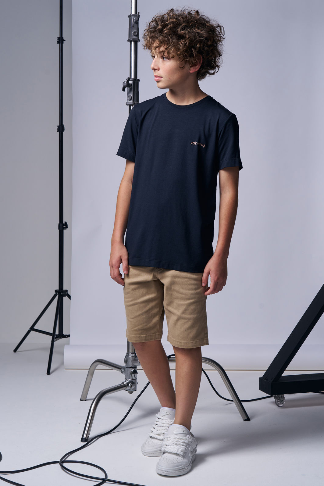 Camiseta em modal com elastano 89104 Johnny Fox Teen Menino Camiseta em modal com elastano 89104 Johnny Fox Teen Menino