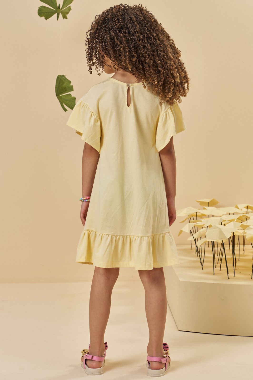 Vestido em meia malha 94252 Kukiê Infantil Menina Vestido em meia malha 94252 Kukiê Infantil Menina