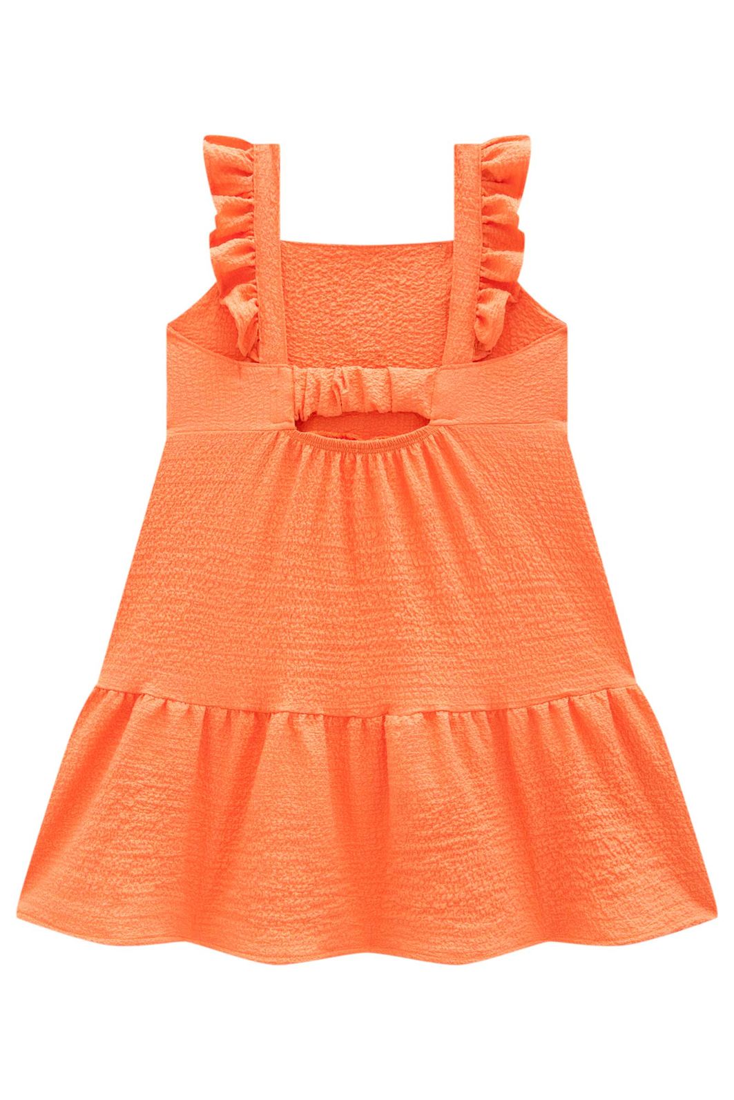 Vestido em crepe textura 98963 Kukiê Infantil Menina Vestido em crepe textura 98963 Kukiê Infantil Menina