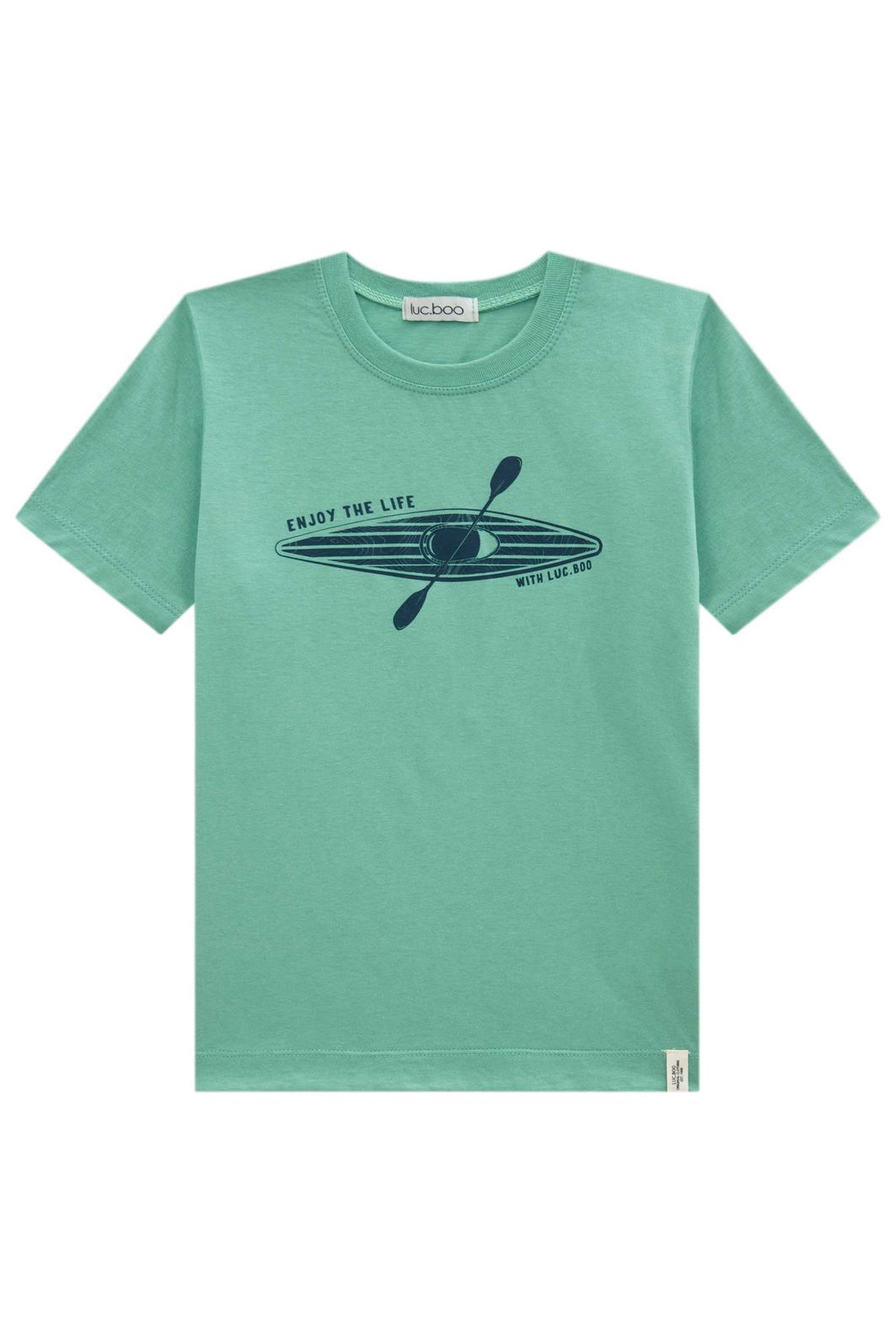 Camiseta em meia malha 95647 LucBoo Infantil Menino Camiseta em meia malha 95647 LucBoo Infantil Menino