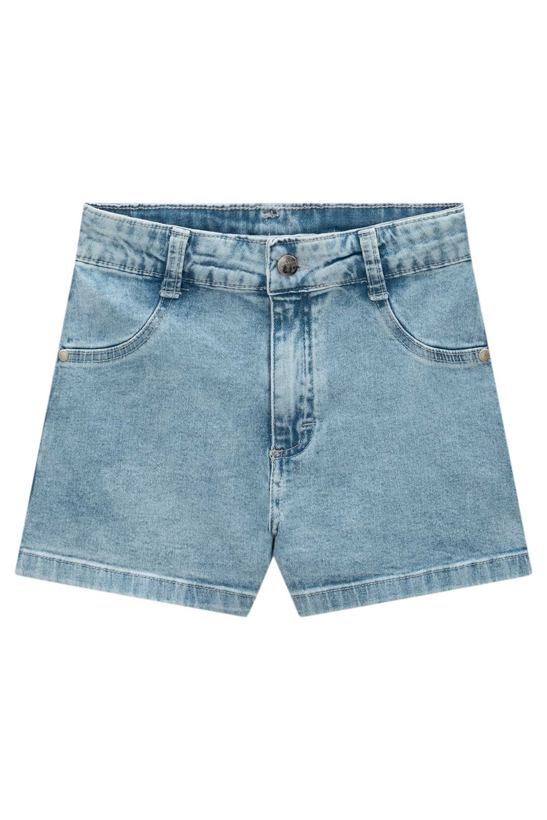 Shorts em jeans com elastano 99756 Lilimoon Teen Menina Shorts em jeans com elastano 99756 Lilimoon Teen Menina