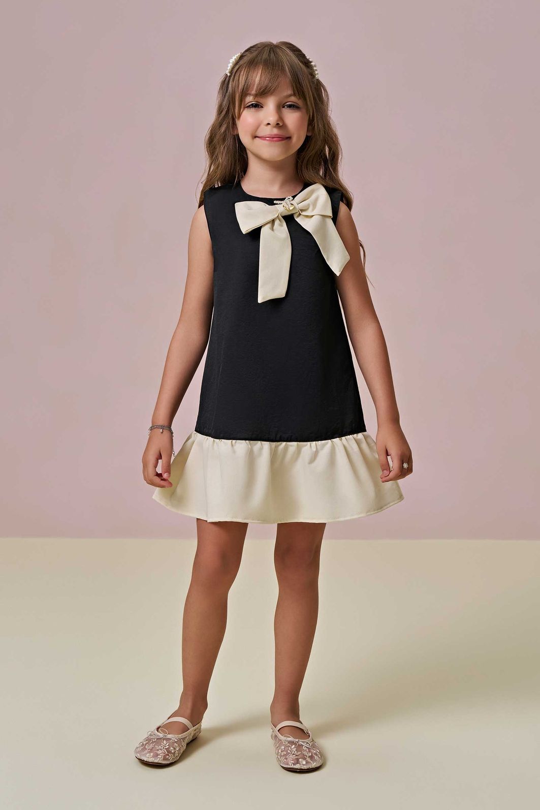 Vestido em alfaiataria 97296 Infanti Infantil Menina Vestido em alfaiataria 97296 Infanti Infantil Menina