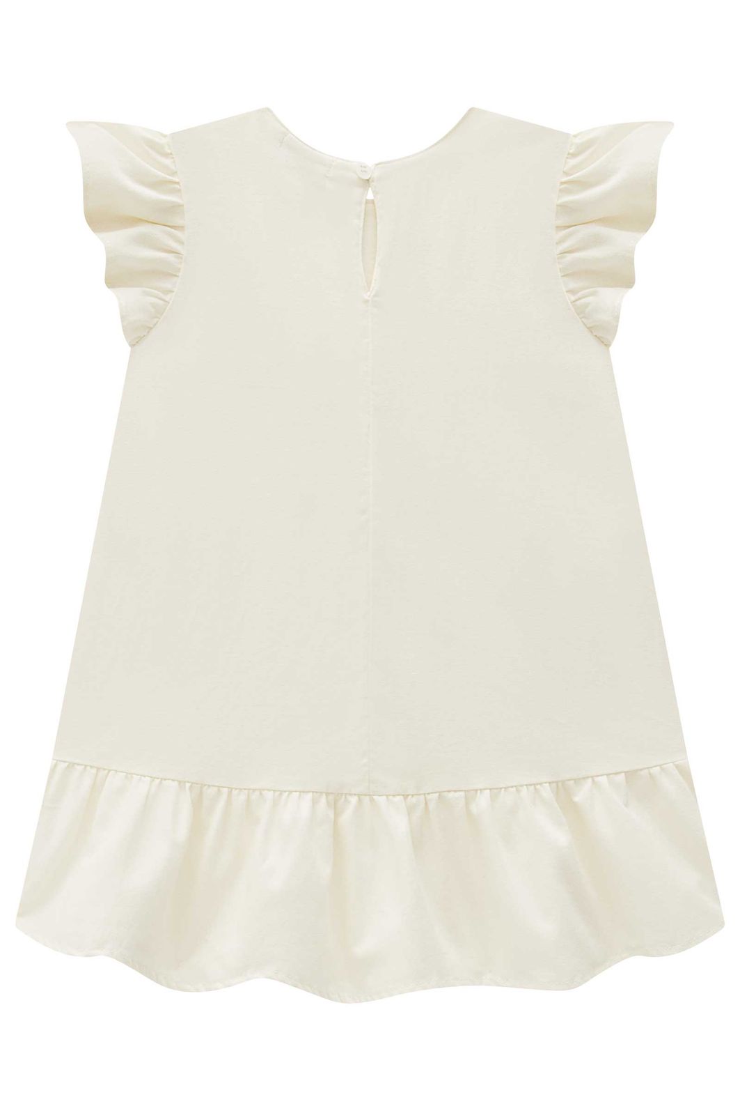 Vestido em sarja com elastano 97161 Infanti Infantil Menina Vestido em sarja com elastano 97161 Infanti Infantil Menina