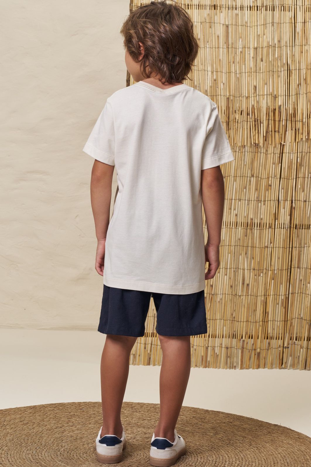 Bermuda em linho santorine 99005 LucBoo Infantil Menino Bermuda em linho santorine 99005 LucBoo Infantil Menino