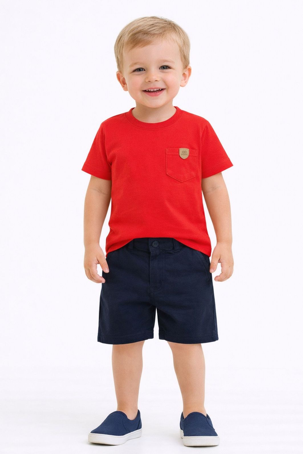 Camiseta em meia malha 95037 LucBoo Infantil Menino Camiseta em meia malha 95037 LucBoo Infantil Menino