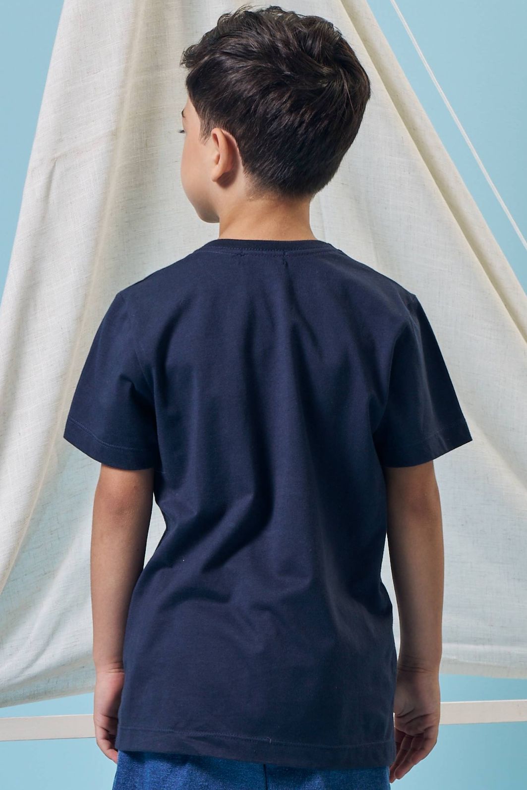Camiseta em meia malha 95399 LucBoo Infantil Menino Camiseta em meia malha 95399 LucBoo Infantil Menino