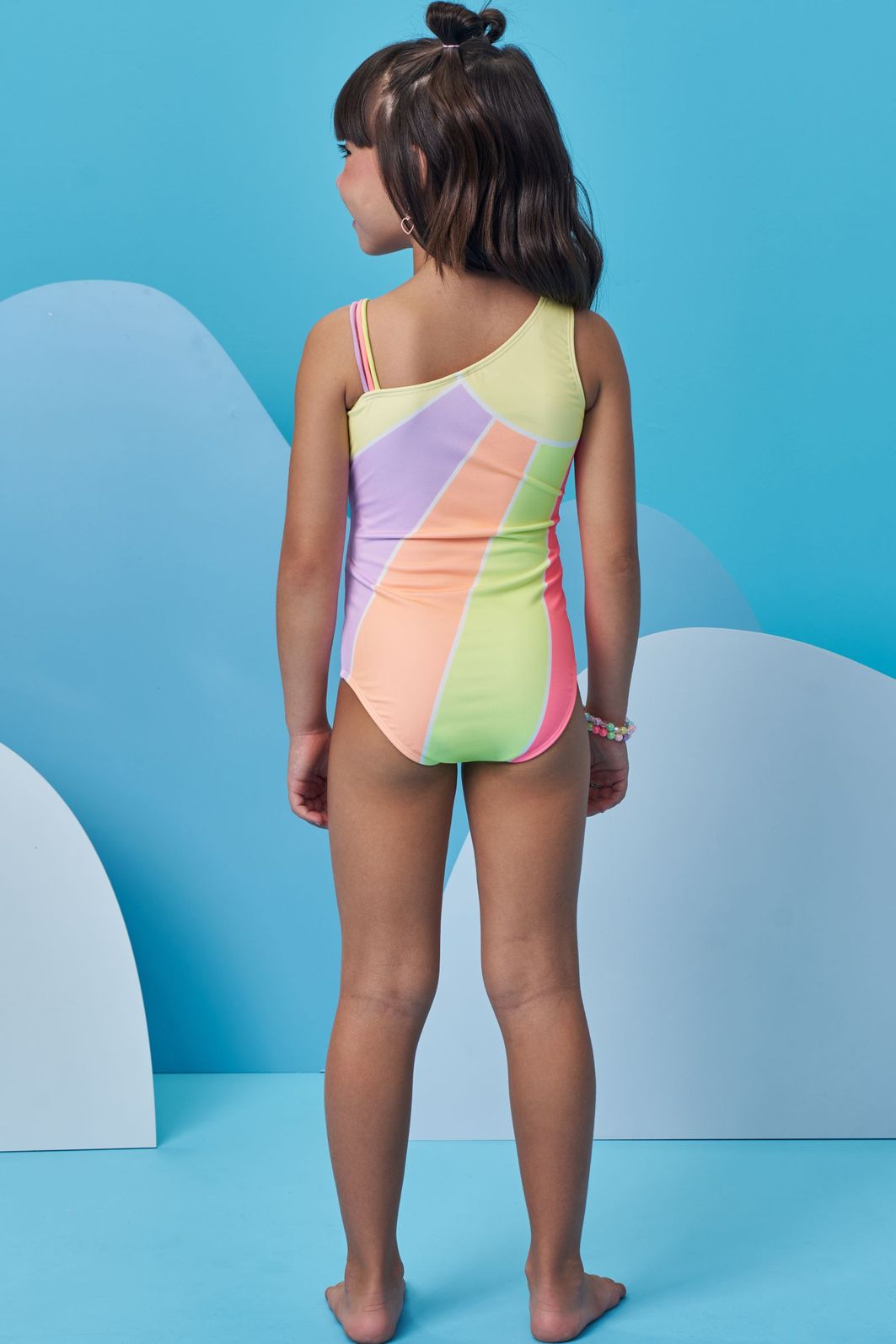 Maiô em malha UV dry com proteção UV 50+ 98391 Infanti Infantil Menina Maiô em malha UV dry com proteção UV 50+ 98391 Infanti Infantil Menina