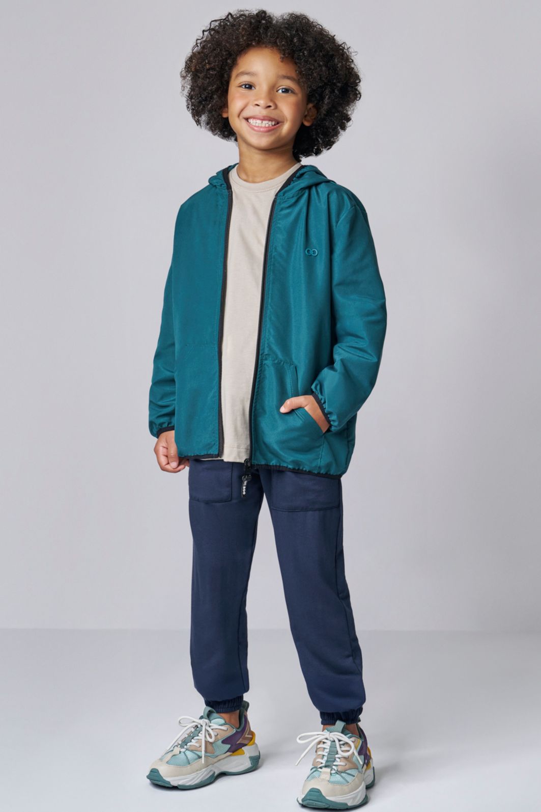 Calça jogger em molevisco com elastano 90715 LucBoo Infantil Menino Calça jogger em molevisco com elastano 90715 LucBoo Infantil Menino