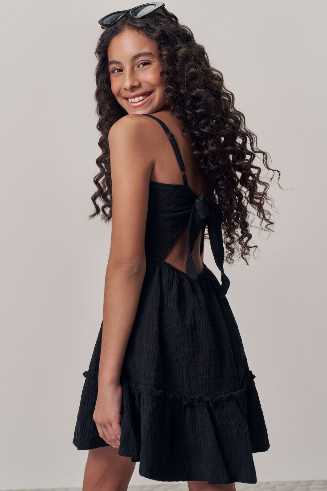 Vestido em tecido plano aimee 98180 Lilimoon Teen Menina Vestido em tecido plano aimee 98180 Lilimoon Teen Menina