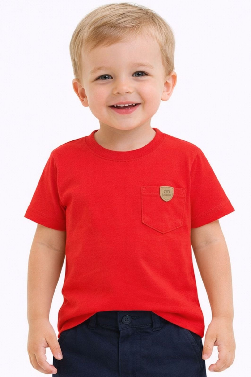 Camiseta em meia malha 95037 LucBoo Infantil Menino Camiseta em meia malha 95037 LucBoo Infantil Menino