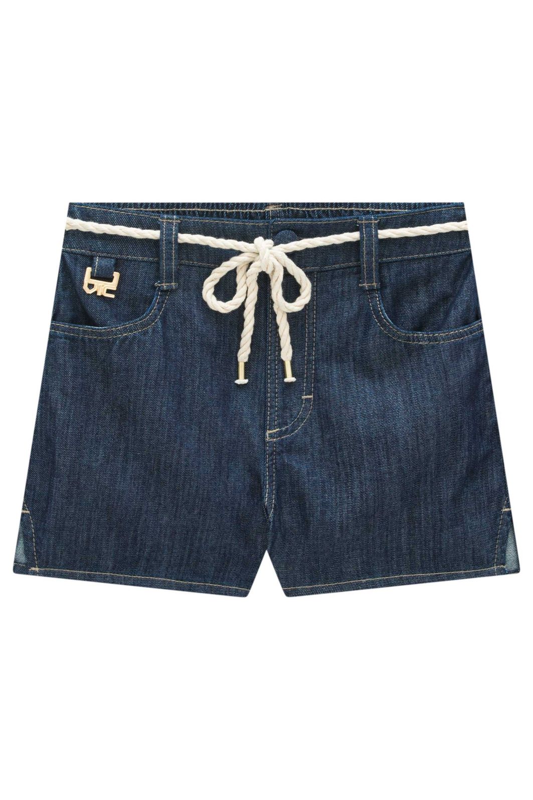 Shorts em jeans com elastano 98266 Vic Teen Menina