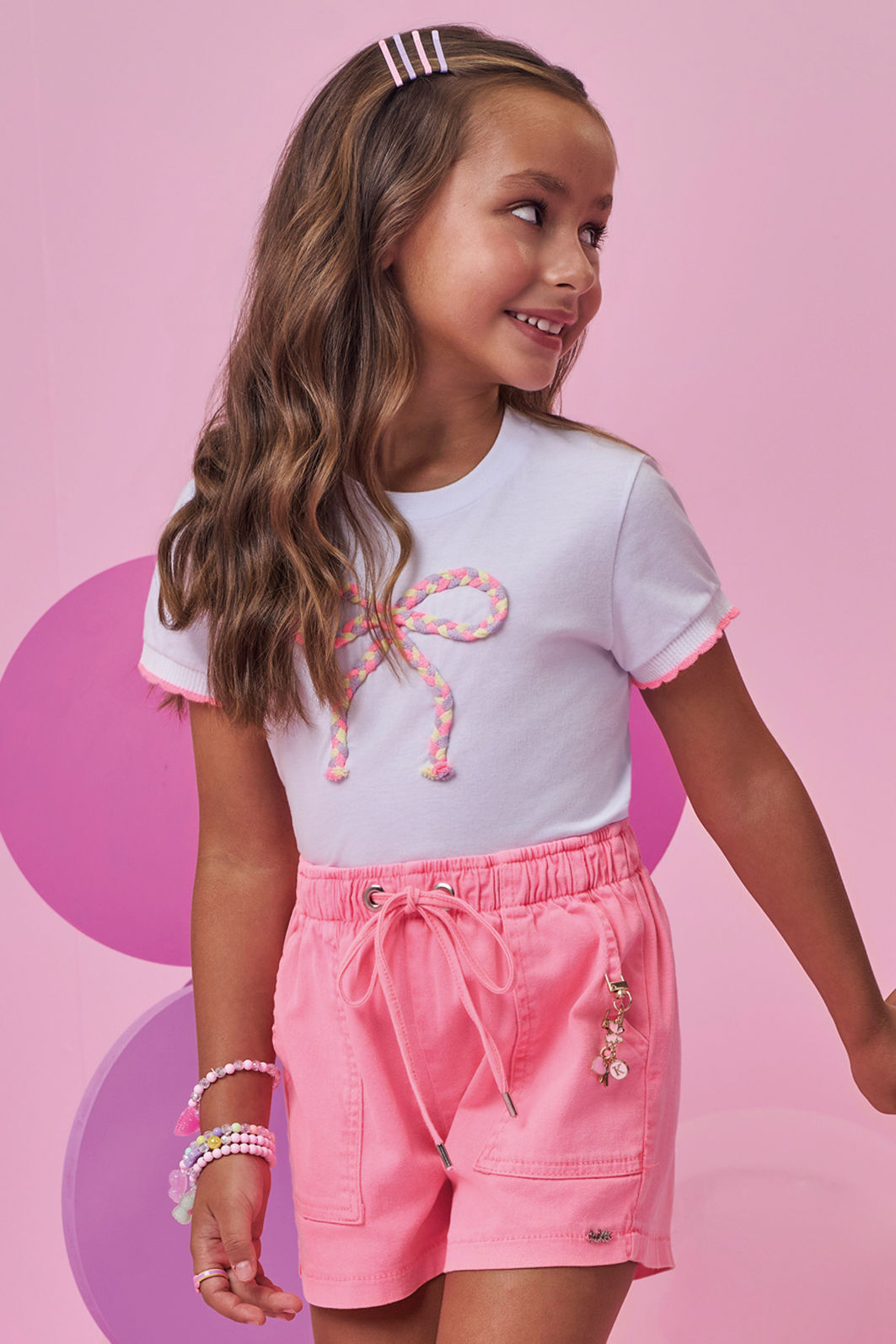 Blusa em meia malha 98442 Kukiê Infantil Menina Blusa em meia malha 98442 Kukiê Infantil Menina