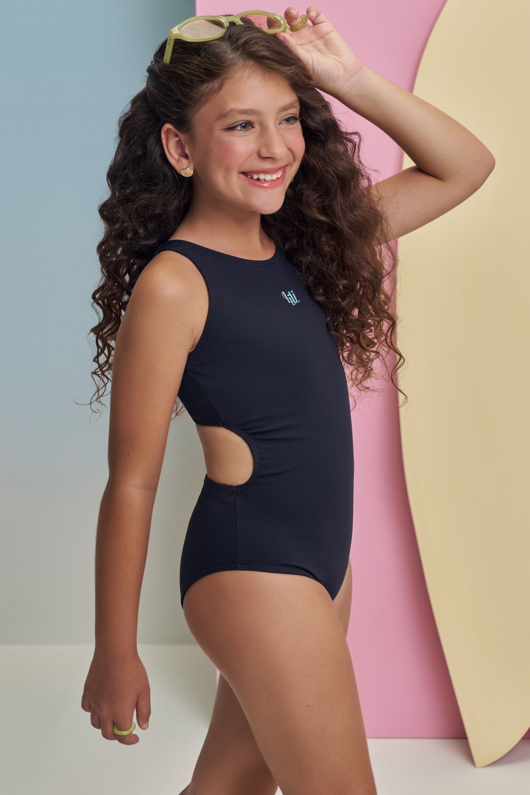 Maiô em malha poliamida com proteção UV 50+ 99380 Lilimoon Teen Menina Maiô em malha poliamida com proteção UV 50+ 99380 Lilimoon Teen Menina